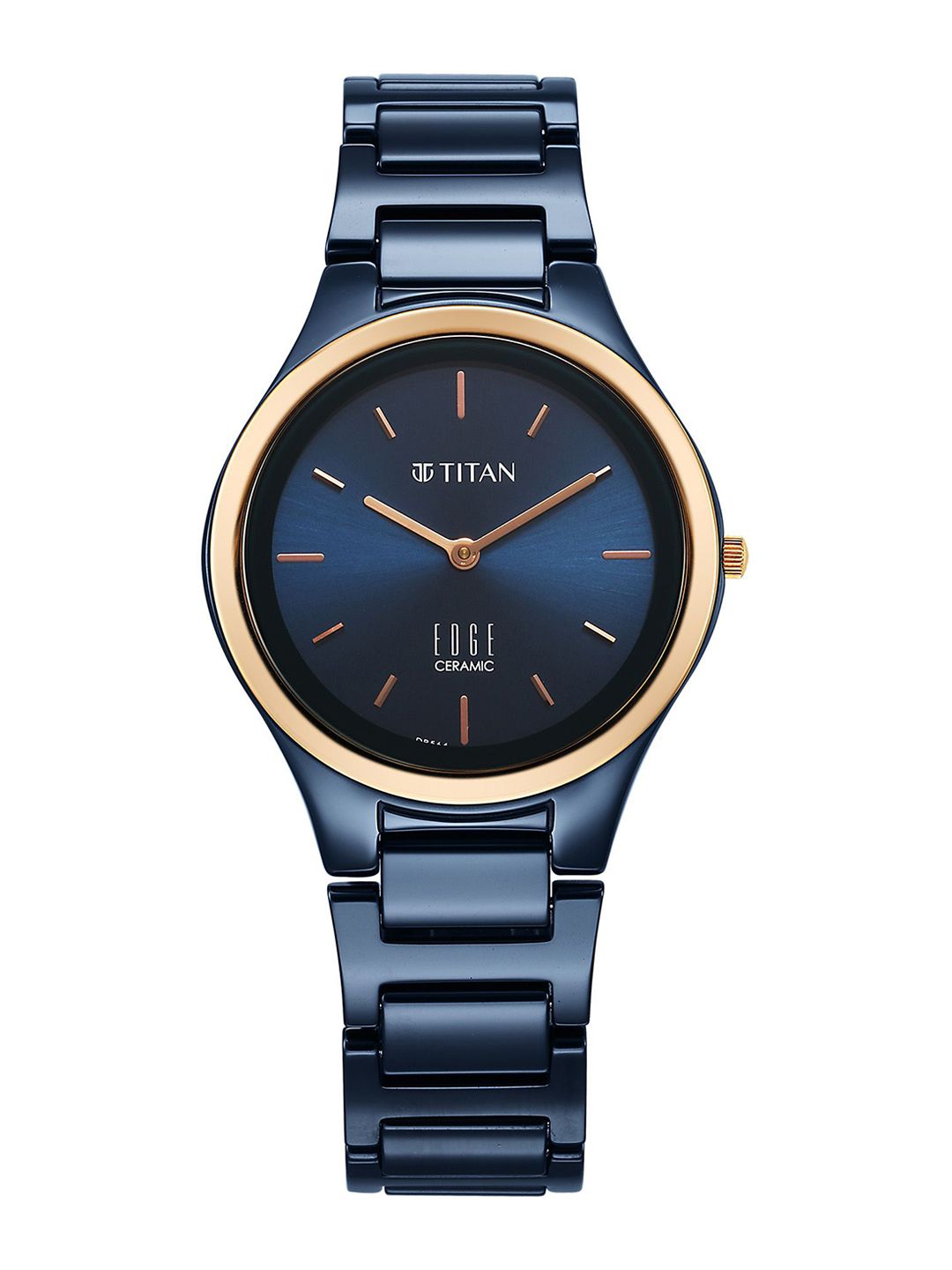 Titan Titan Women Dial & Ceramic Bracelet Style Straps Analogue Watch 2653KC11