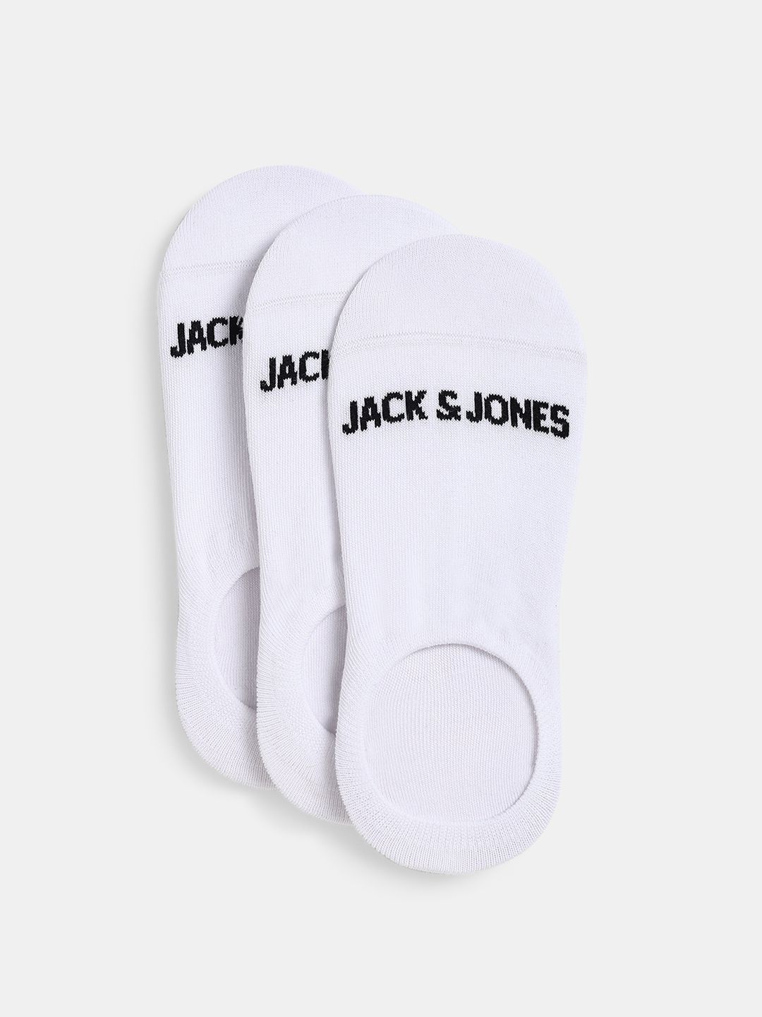Jack & Jones Men Pack Of 3 Printed Shoe Liners