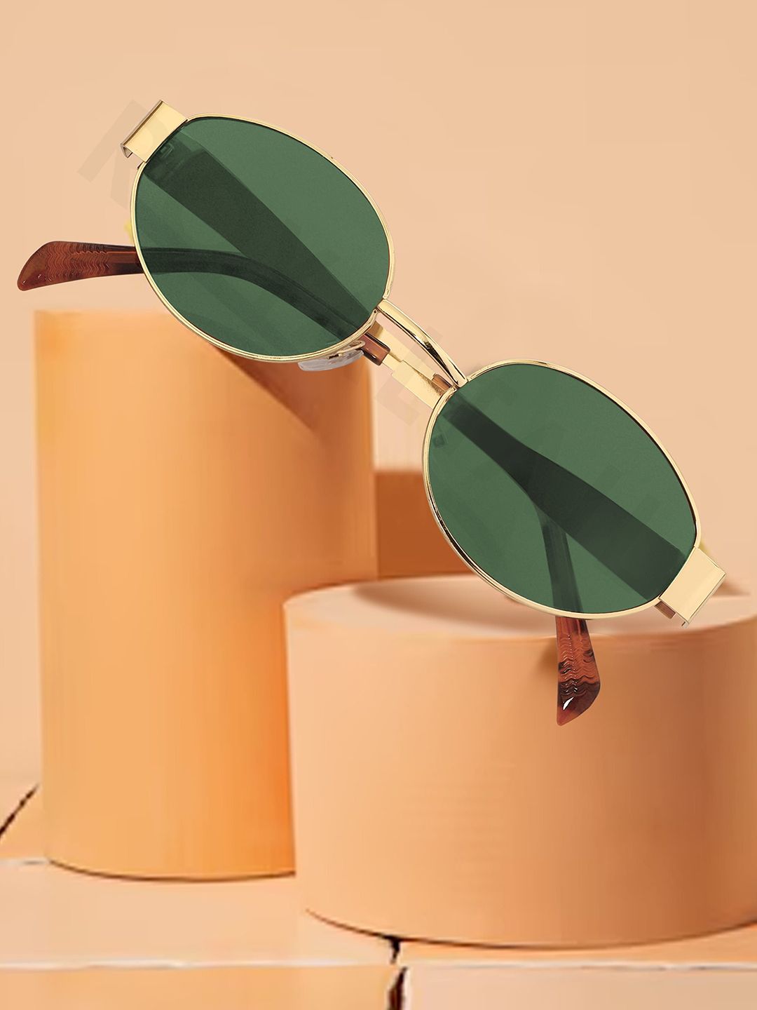 ROYALTAIL Unisex Oval Full Rim Sunglasses with UV Protected Lens