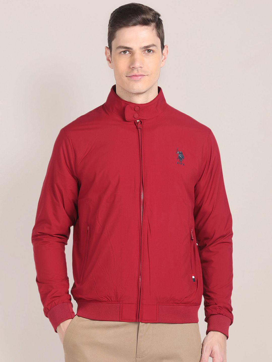 U.S. Polo Assn. Men Packable Windcheater Jacket