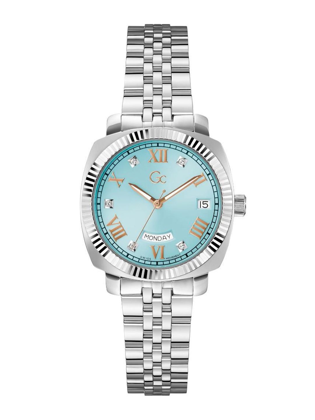 Buy Guess Collection Square 34mm Green Dial Analog Women Watch