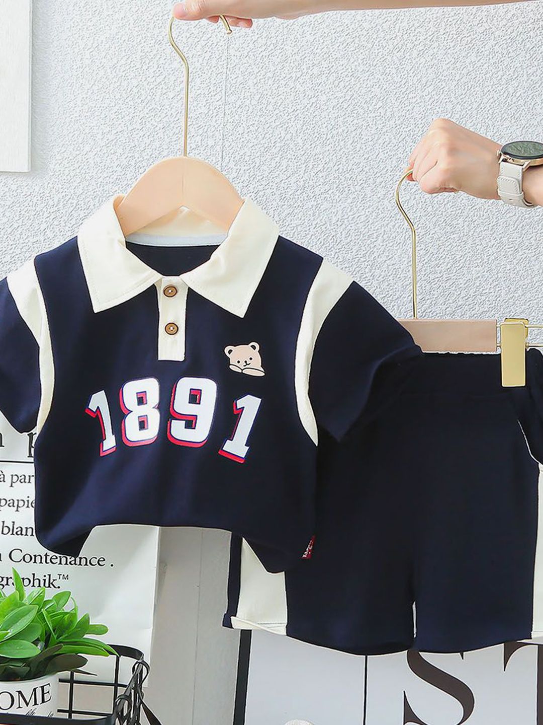 Little Surprise Box LLP Kids Printed T-shirt with Shorts