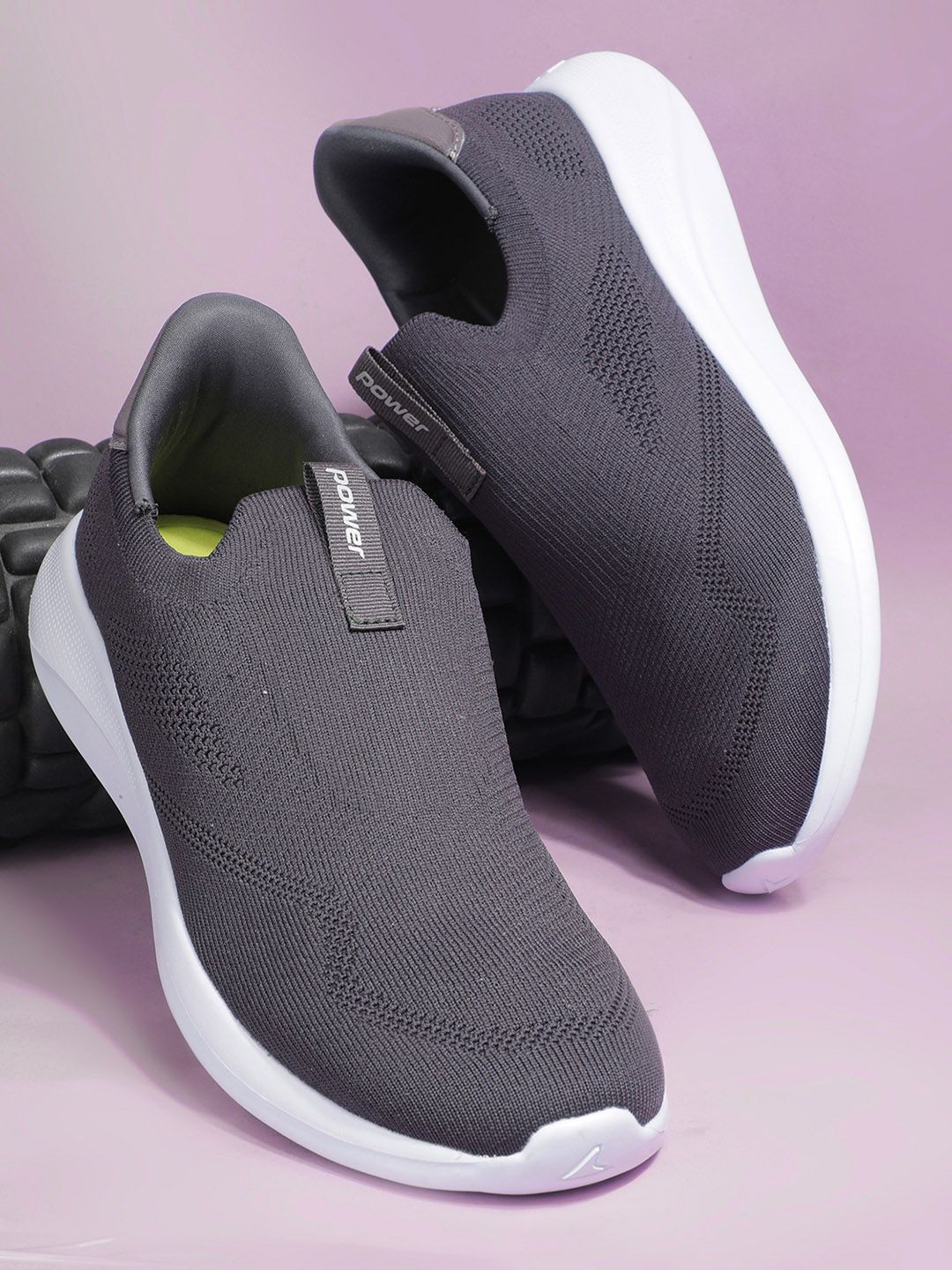 Power Men Textile Running Non-Marking Shoes