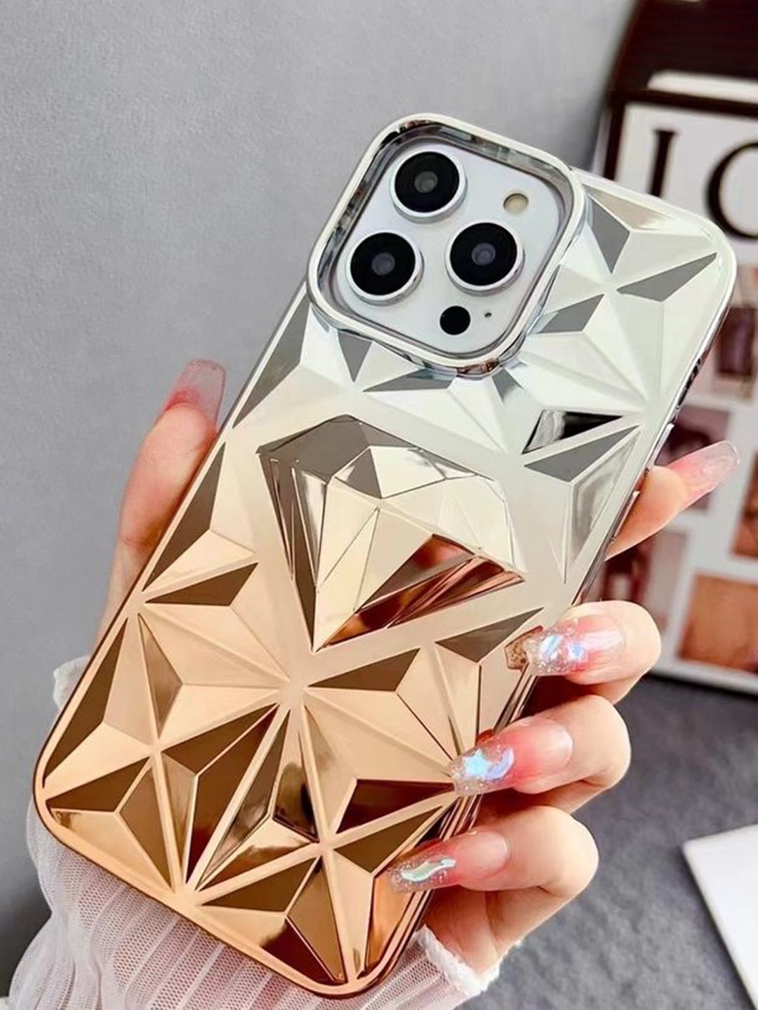 Luxury Kase Conversational Printed iPhone 13 Pro Back Case Mobile Accessories