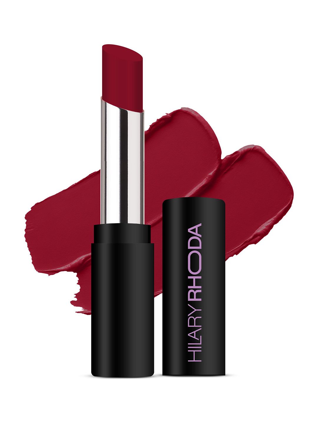 Hilary Rhoda Power Stay Non-Transfer Matte Lipstick with Shea Butter - Raging Pink 13