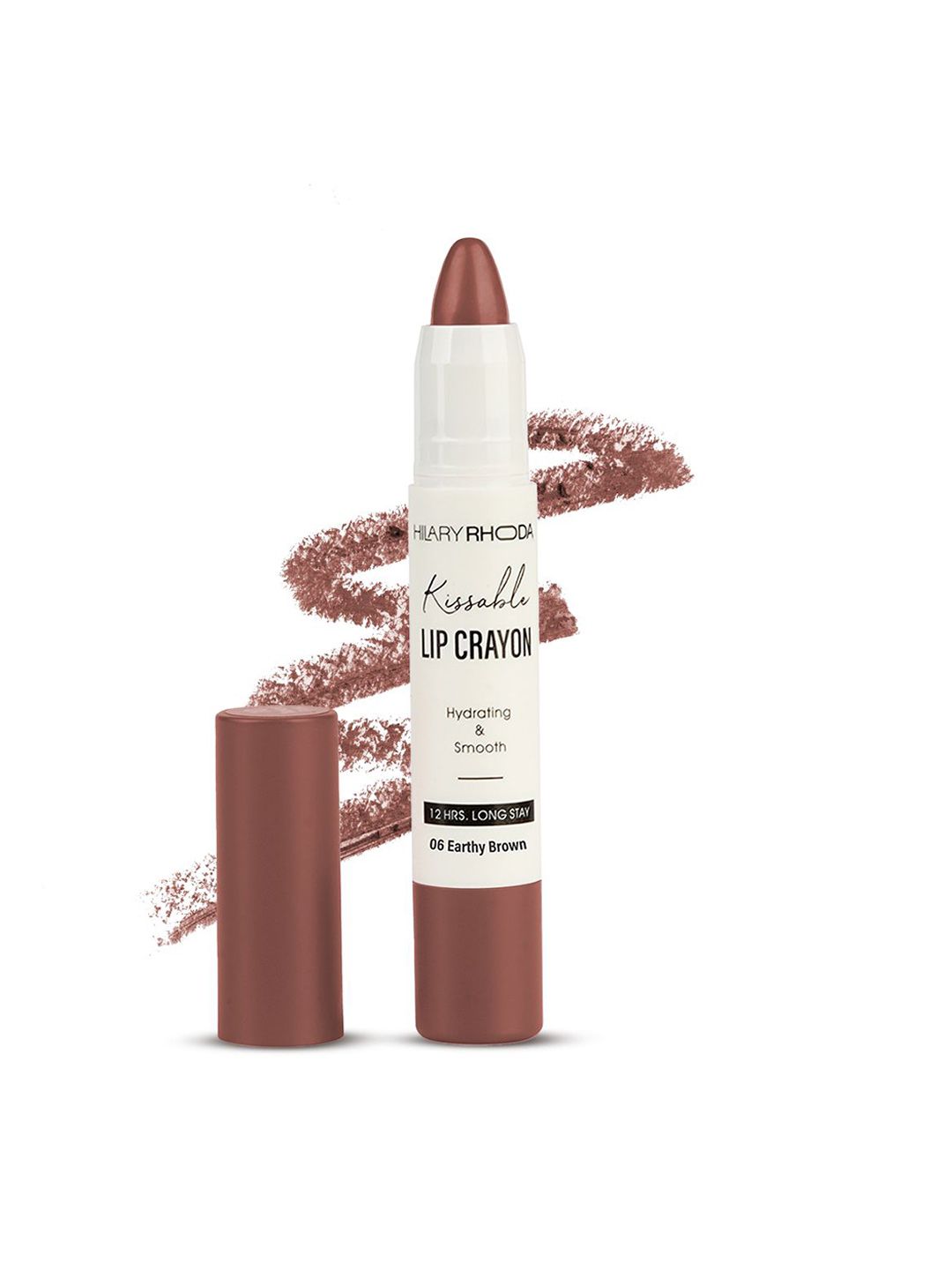 Hilary Rhoda Kissable Hydrating & Smooth Long Lasting Lip Crayon 3.5g - Earthy Brown 06