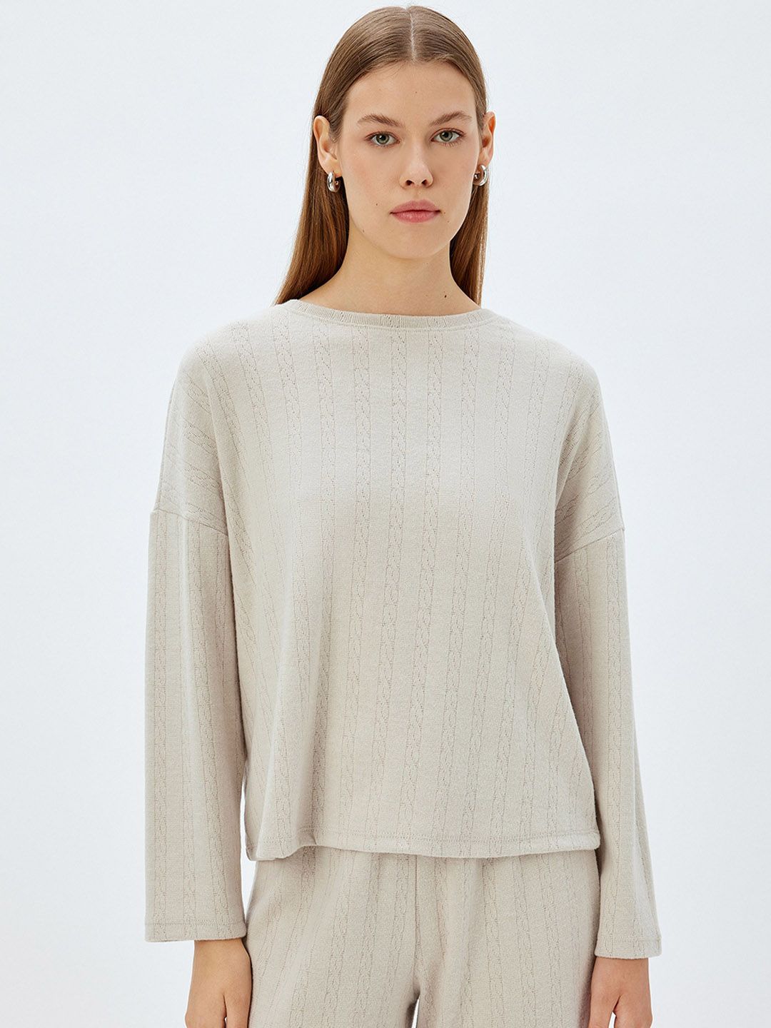 Koton Women Self Design Night suit