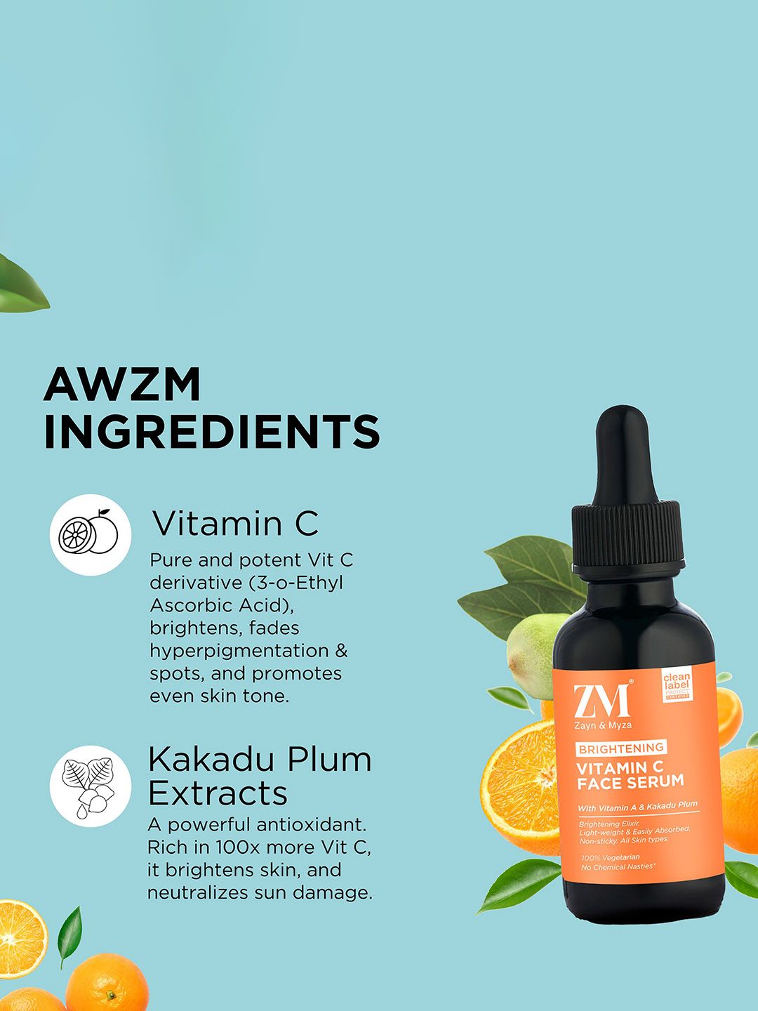 Buy ZM Zayn & Myza Set Of 2 Vitamin C Face Serum - 30ml & Night