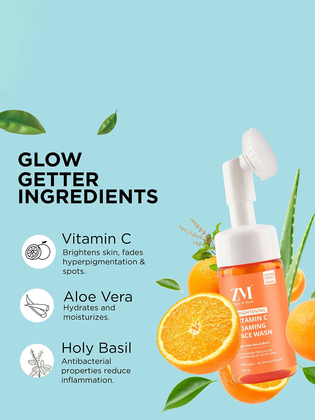 Buy ZM Zayn & Myza Set Of 2 Vitamin C Face Wash - 100 ml & Face