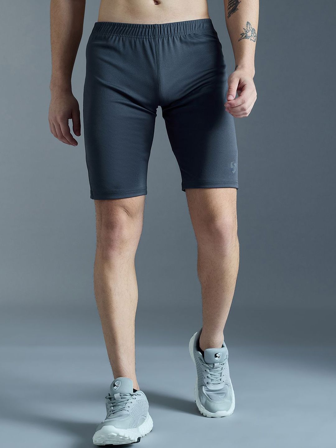 SG Men Men Mid-Rise Regular Fit Sports Shorts