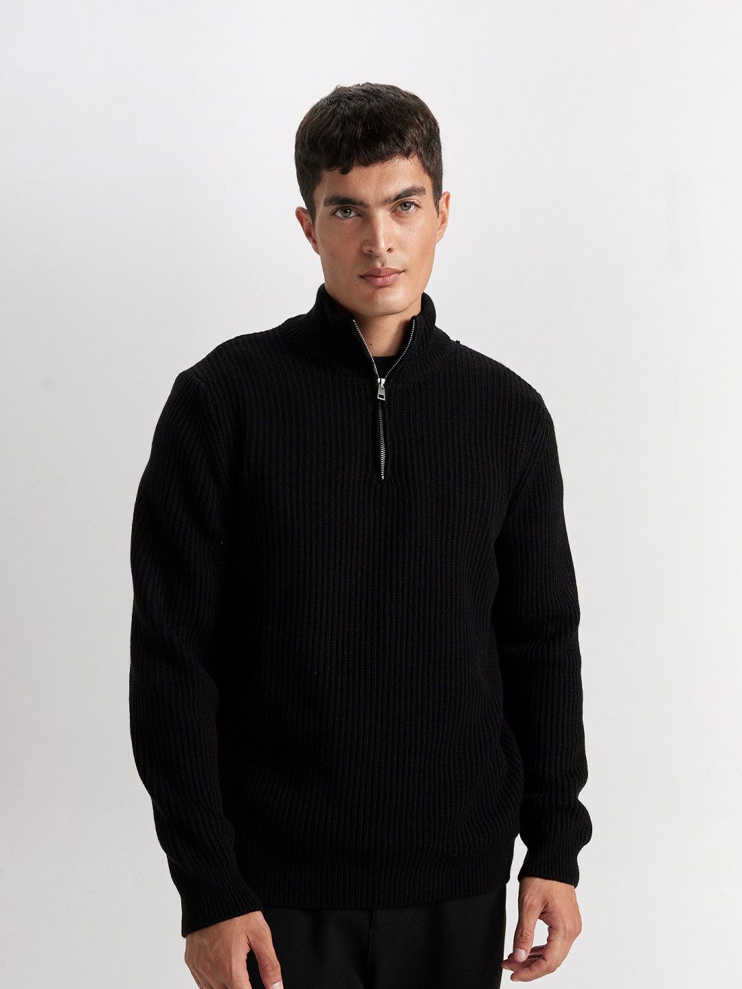 DeFacto Men Ribbed Pullover