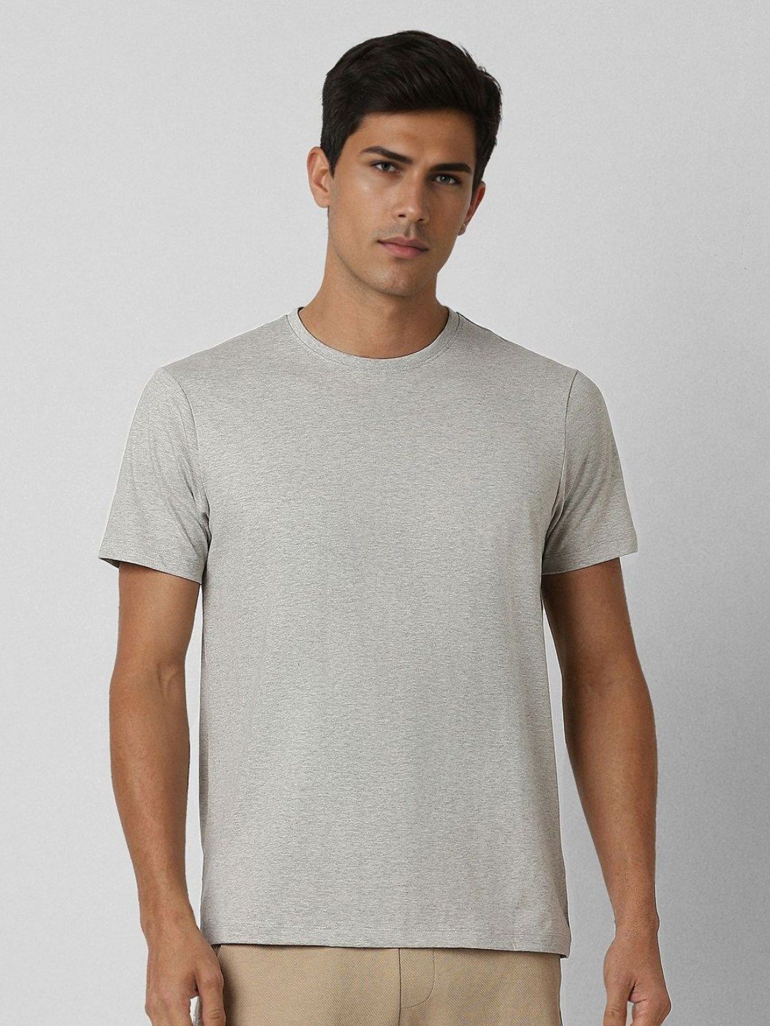 Van Heusen Flex Men Raw Edge Slim Fit T-shirt