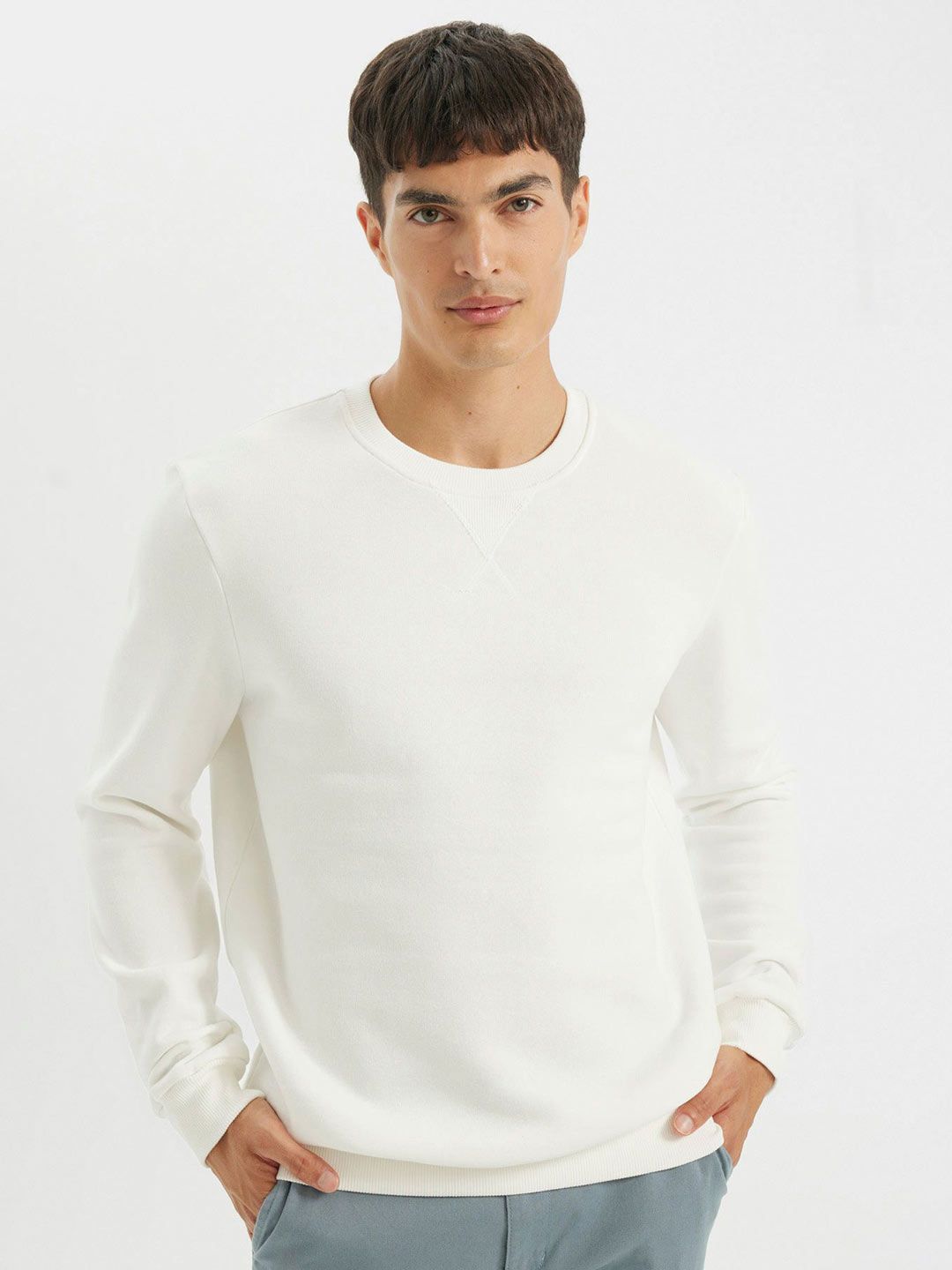 DeFacto Men Round Neck Pullover