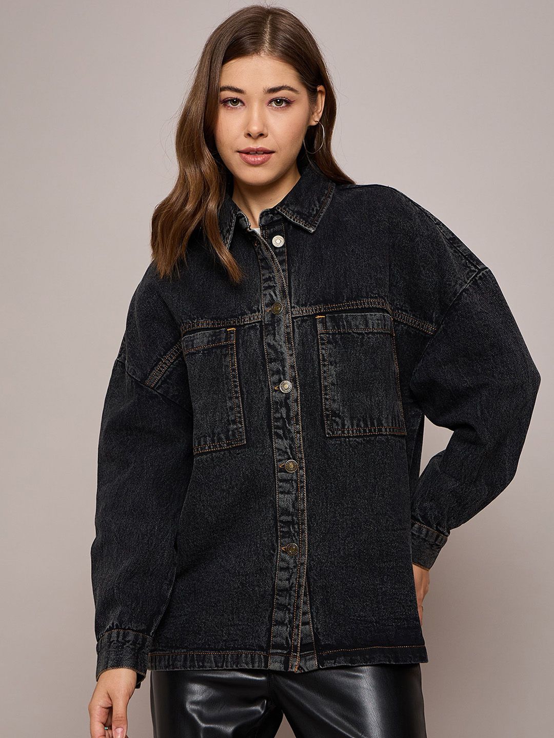 SASSAFRAS BASICS Women Longline Denim Jacket
