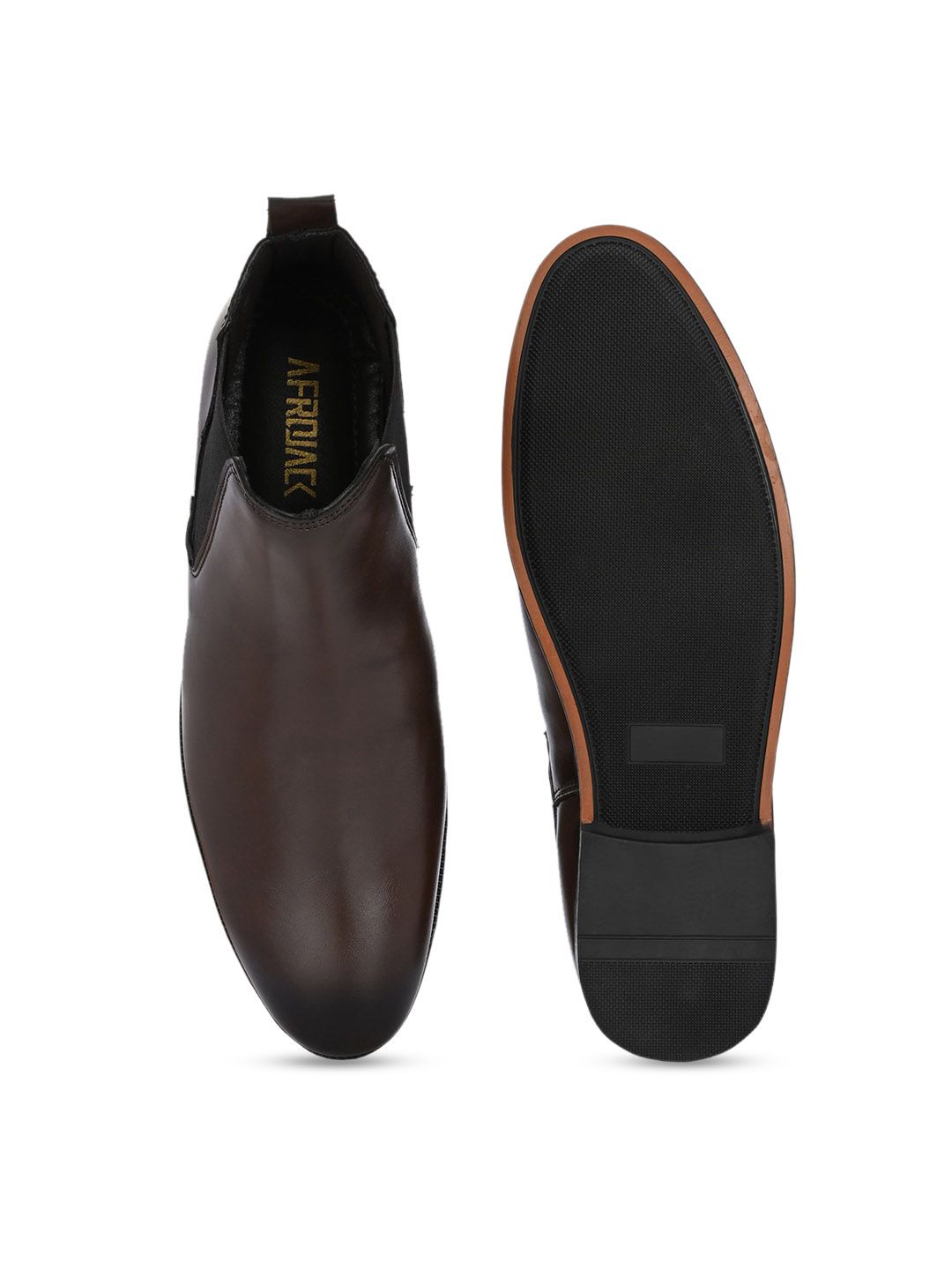 Buy AfroJack Men Block-Heeled Chelsea Boots - Boots for Men