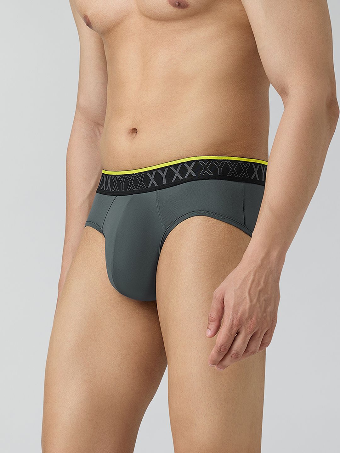 Buy XYXX Men Solid Zest Tactel Pop Briefs Underwear - Briefs for