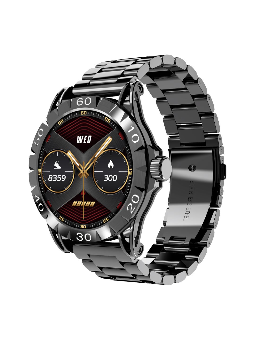 boAt Enigma Orion Men's Luxury Smartwatch With 1.39\" HD Display BT Calling7 Days Battery