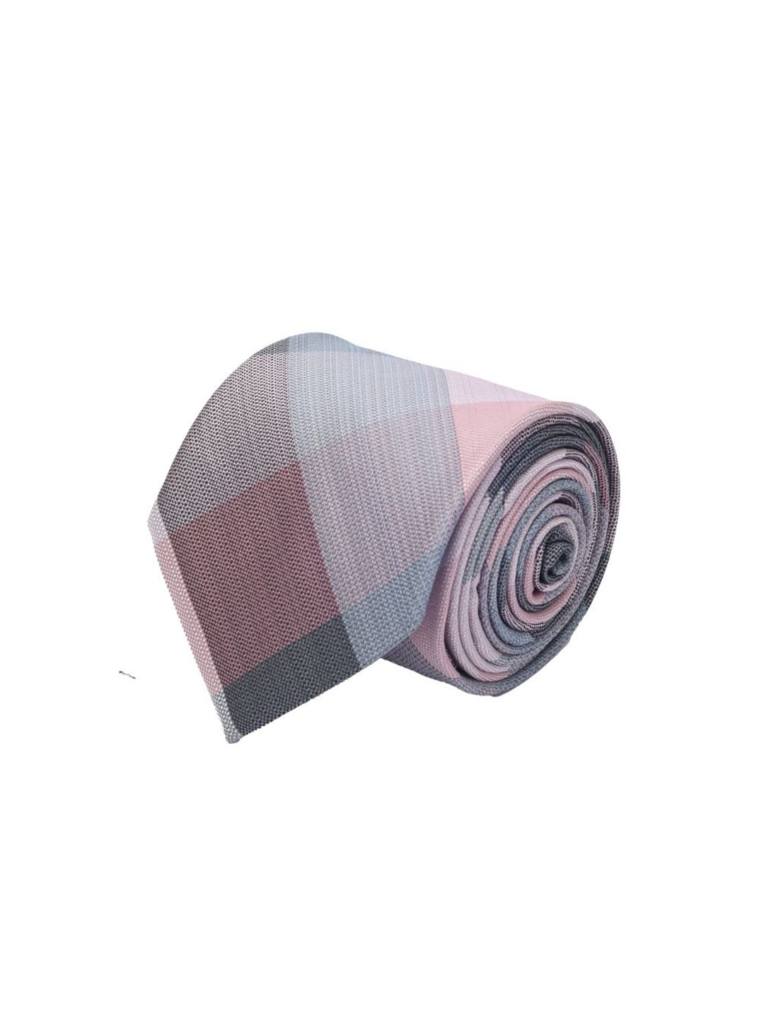Cazzano Men Checked Open Tip Broad Tie