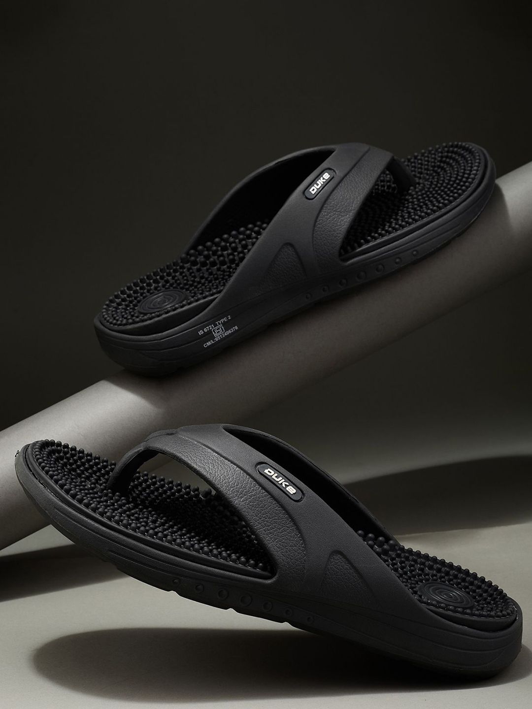 Duke Men Rubber Thong Flip-Flops