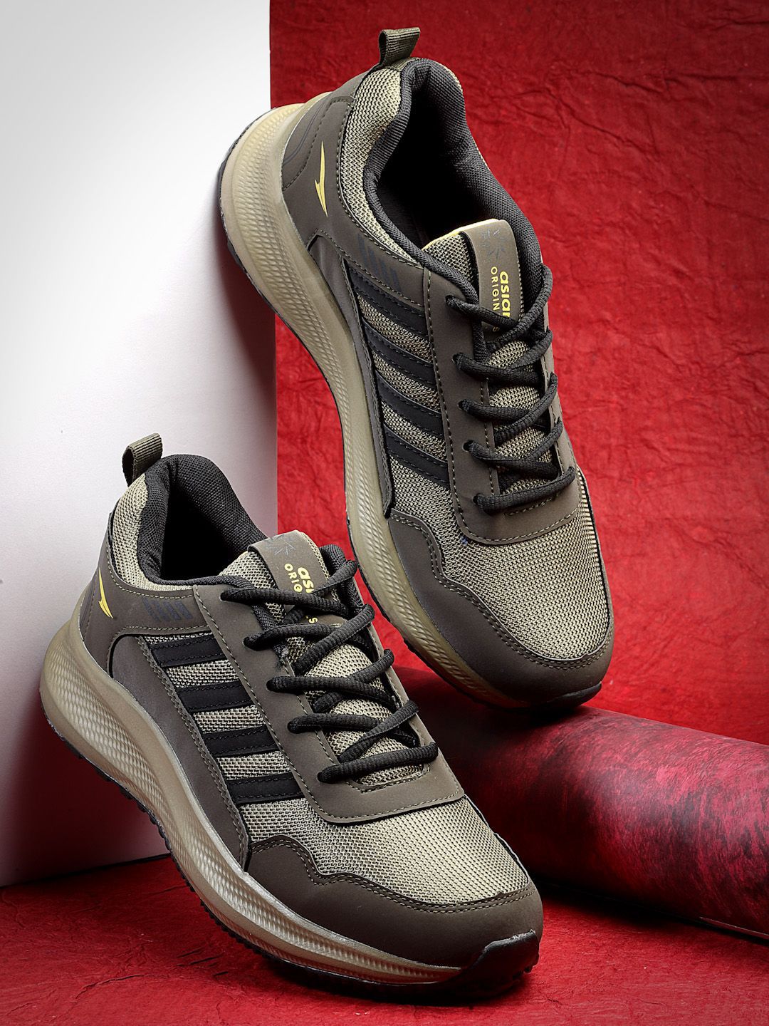 ASIAN Men Mesh Running Non-Marking Shoes