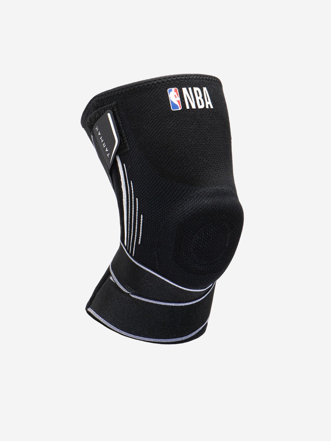 Decathlon TARMAK - Unisex Black Compressive Knee Braces(Supports) With Adjustable Straps
