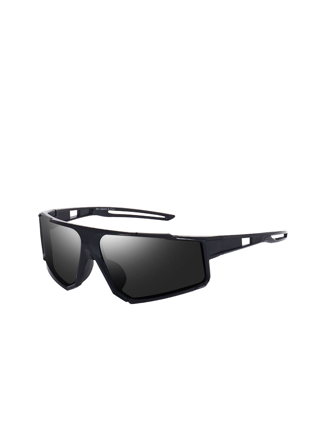 Peter Jones Eyewear Unisex Sports Sunglasses with UV Protected Lens PS001B-Black