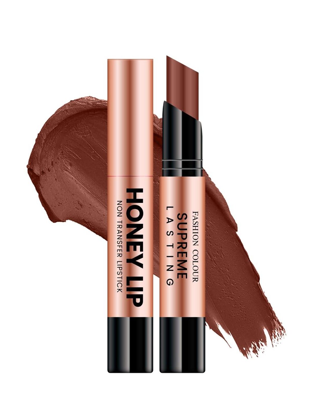 Fashion Colour Honey Lip Non Transfer Matte Bullet Lipstick - 3 g - Auburn - 316