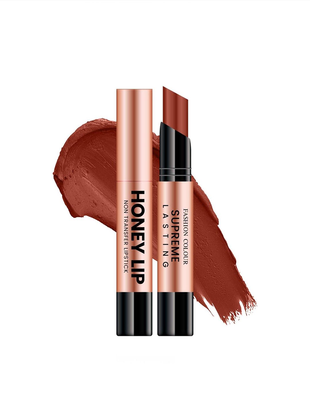 Fashion Colour Honey Lip Non Transfer Matte Bullet Lipstick - 3 g - Red Iron - 313