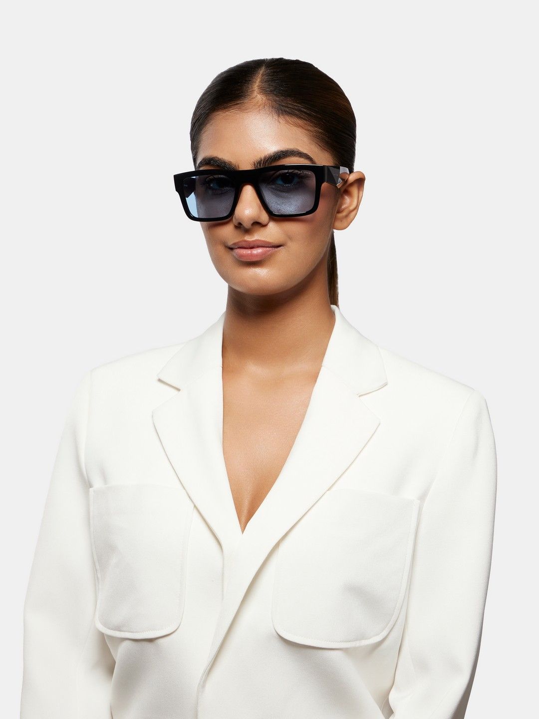 OPIUM Men Rectangle Sunglasses with Polarised and UV Protected Lens OP-10204-C02-52