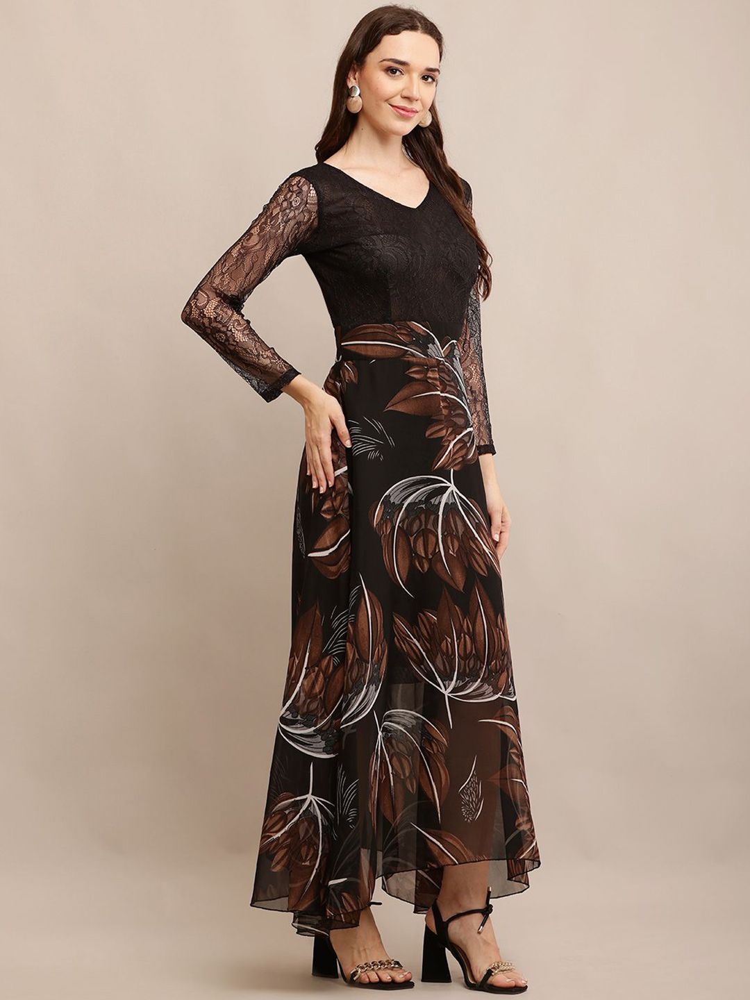 Buy Raabta Fashion Women Floral Printed Maxi Dress - Dresses for Women  31276926 | Myntra