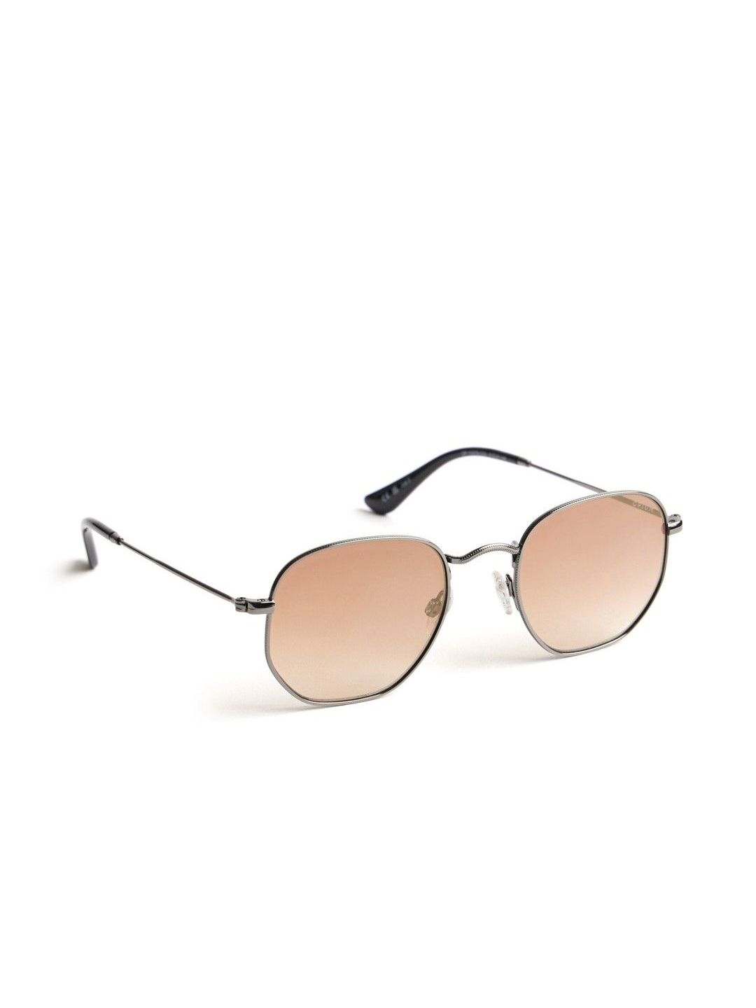OPIUM Adults Round Sunglasses with UV Protected Lens OP-10276-C02-51-Gold