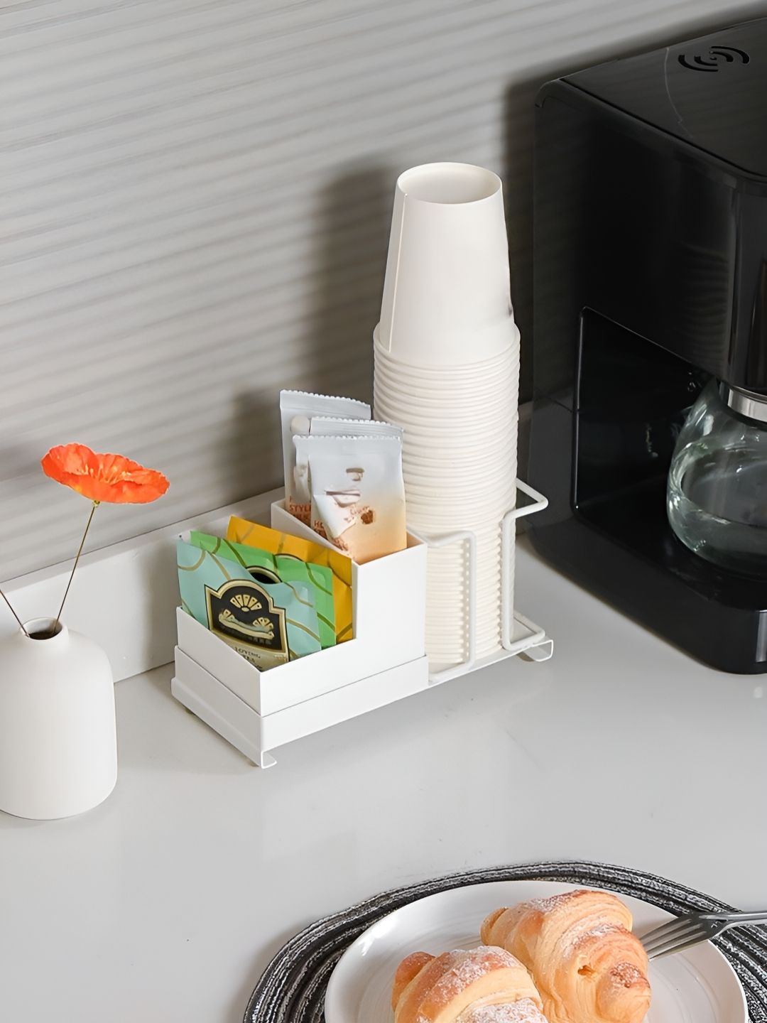 Arhat Organizers White Kitchen Desk Organiser
