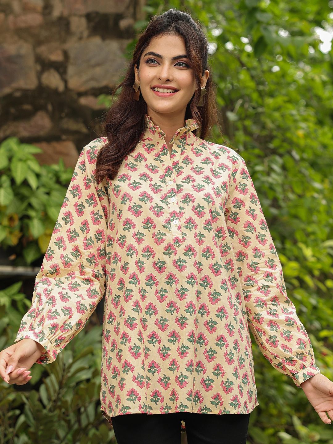 Jaipur Morni Womens Ethnic Cotton Top