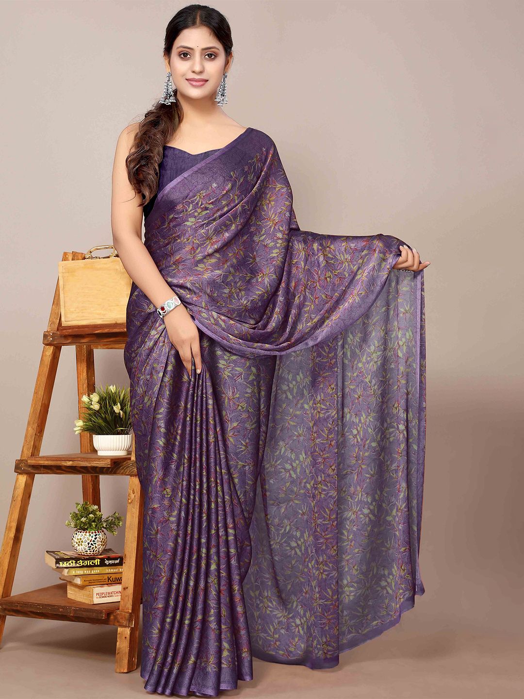KALINI  Floral Printed Daily Wear Saree