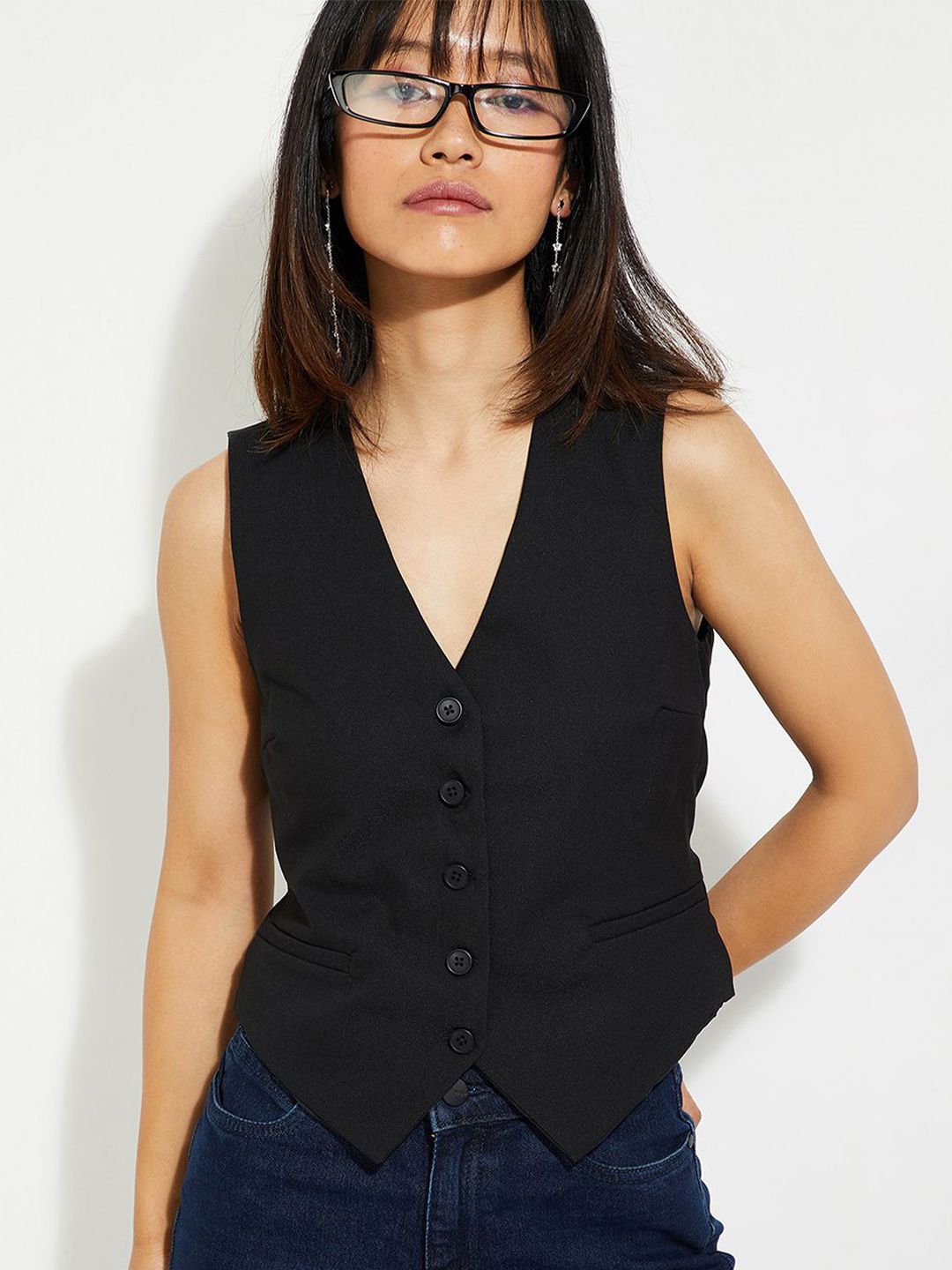 Buy Max Alaya F X Urb_N Women Solid Vest Top - Tops for Women