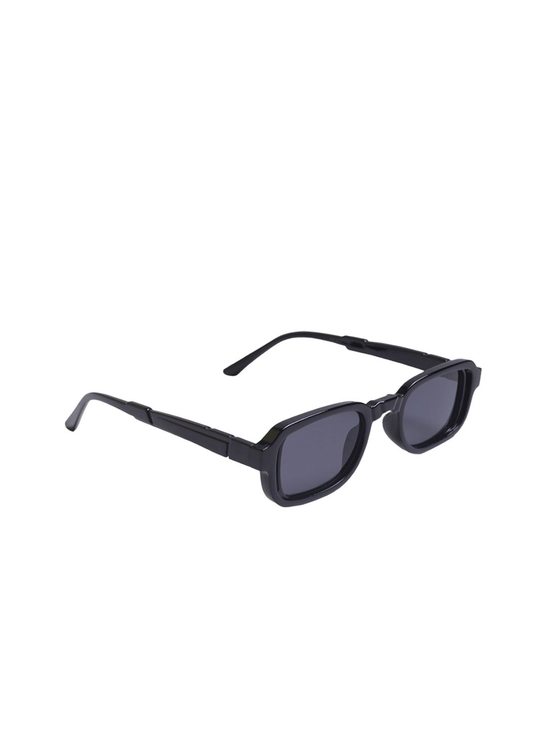 DIMEH Adults Rectangle Sunglasses with UV Protected Lens SG-141-Black