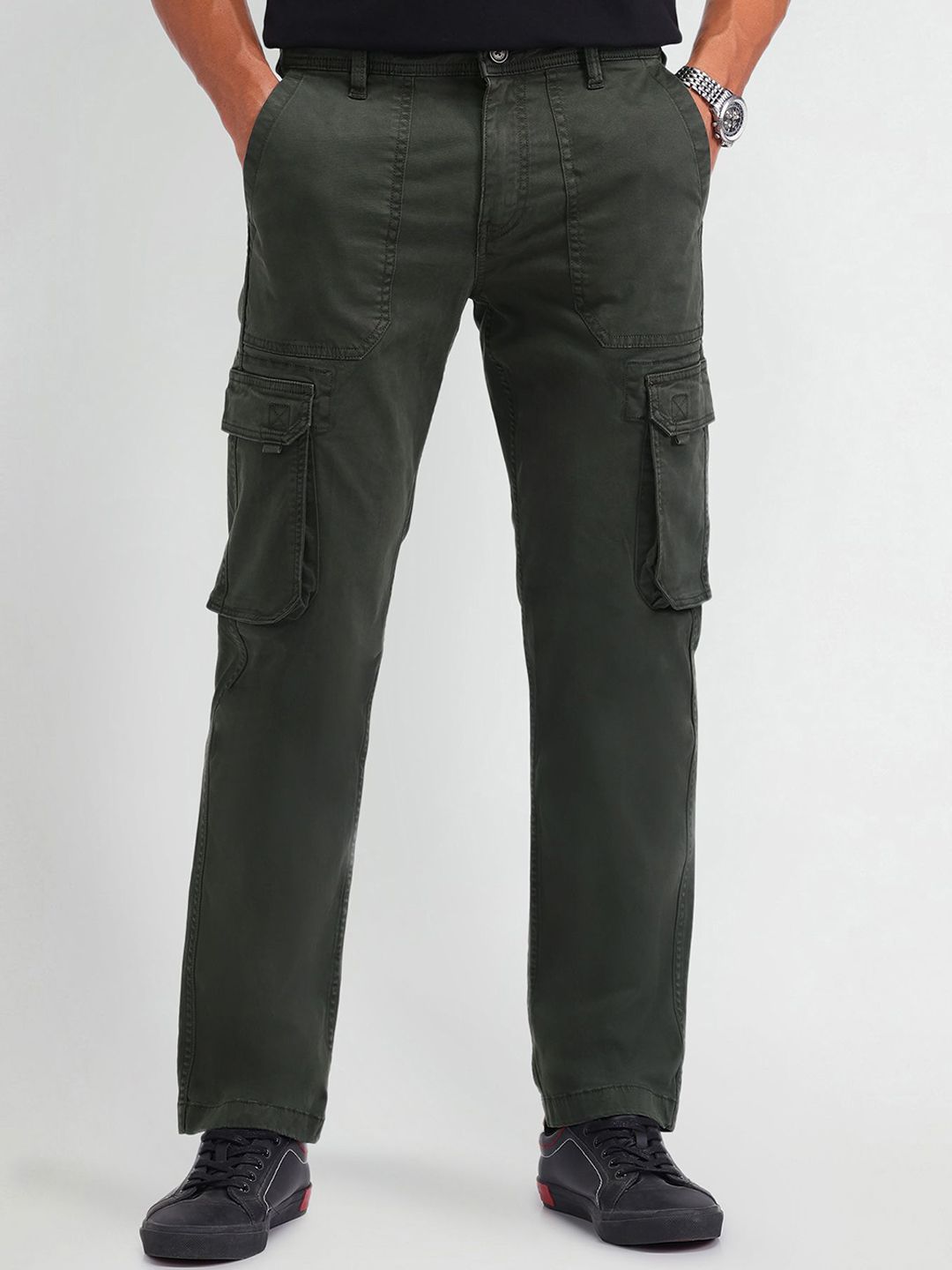POLO jeans multi cargo pants　W34 L32 Buy U.S. Polo Assn. Denim Co. Men Slim Fit Cargo Trousers
