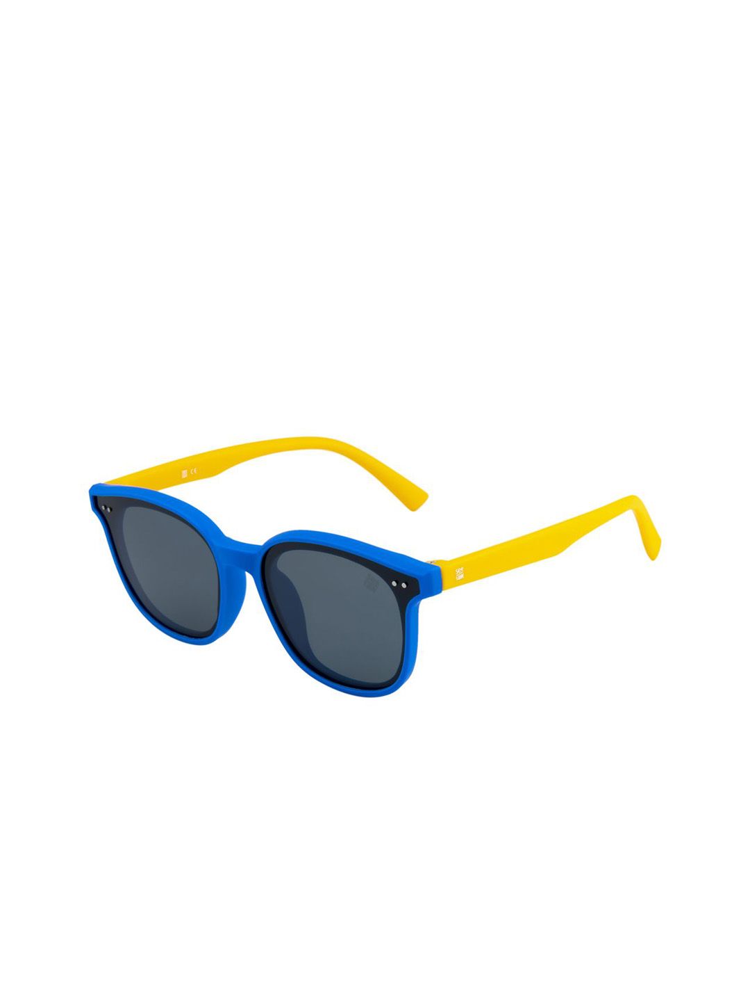 SEESAW Unisex Square Sunglasses with UV Protected Lens SS 3528 C2 5615-Blue