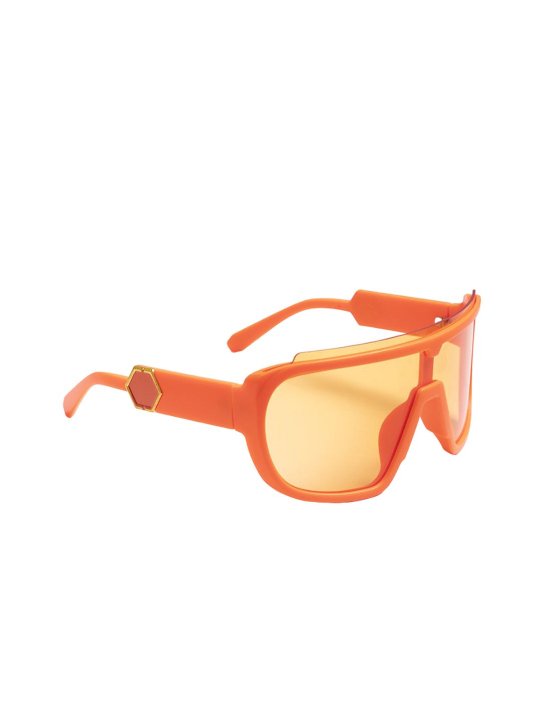 DIMEH Unisex Square Sunglasses with UV Protected Lens SG-177