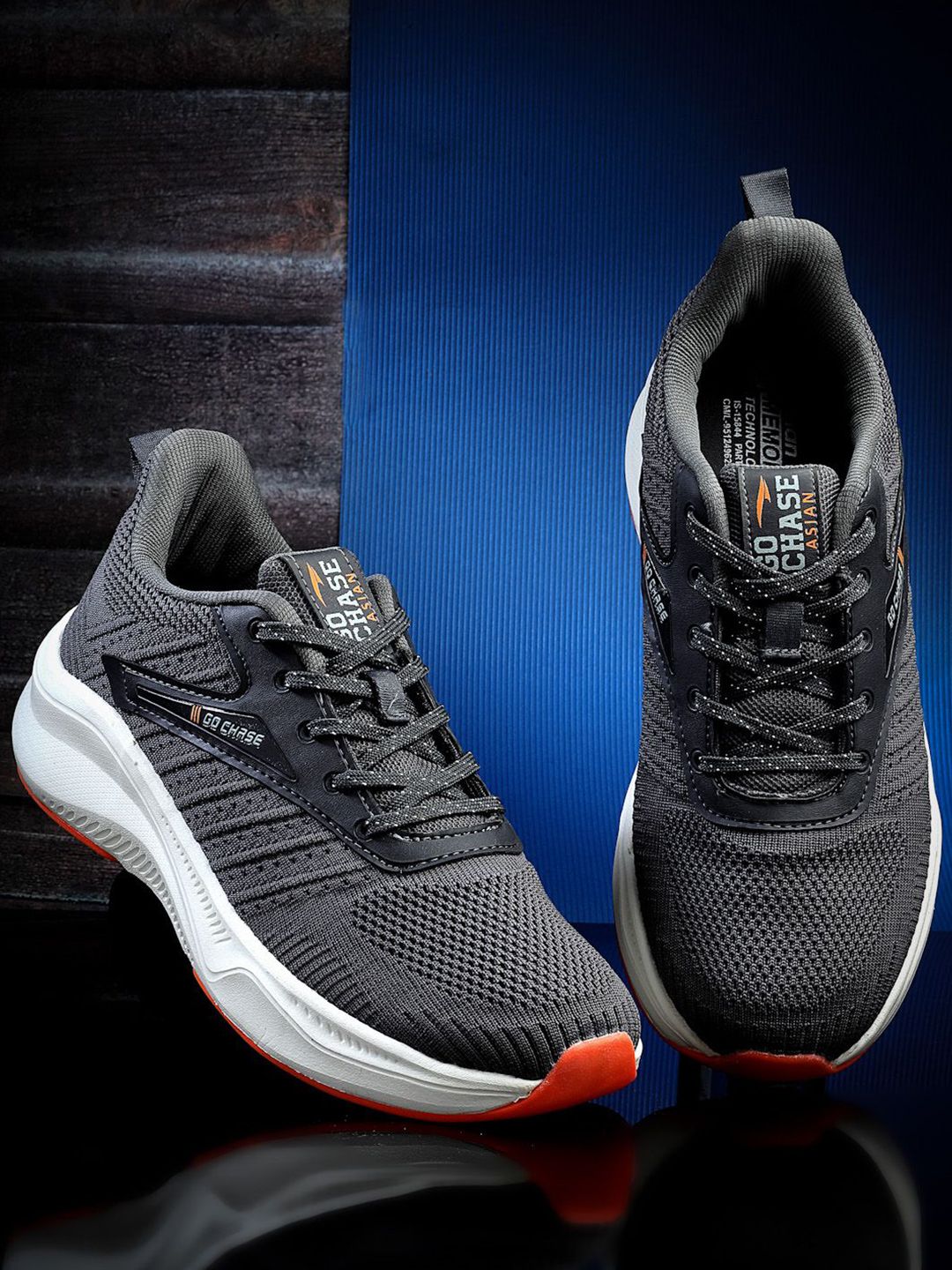 ASIAN Men Mesh Running Non-Marking Shoes