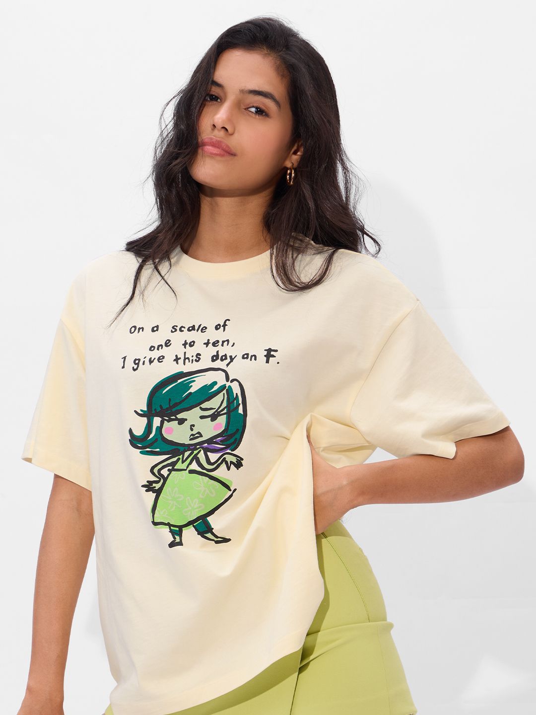 Build Your Brand T-Shirt Donna Oversize Corta – Cotone Morbido – Basic Streetwear – Colore Unico