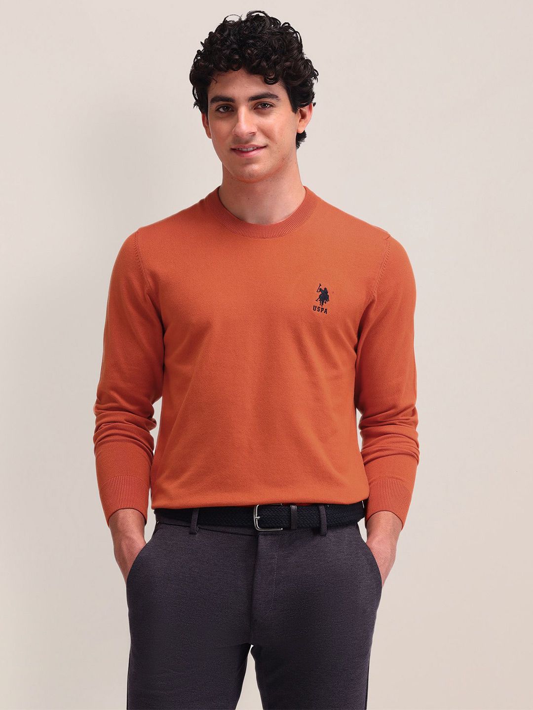 U.S. Polo Assn. Men Long Sleeves Pullover