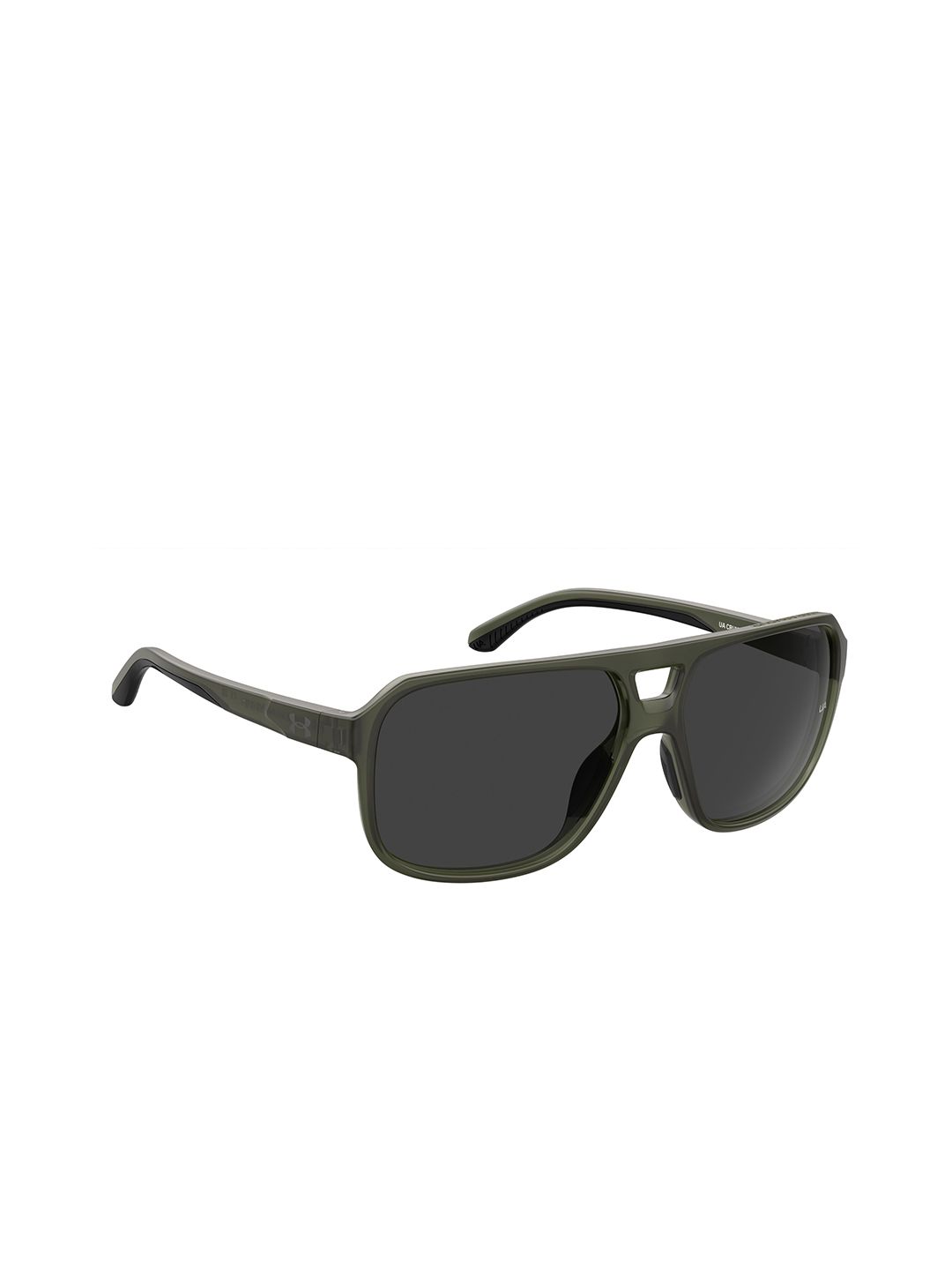 UNDER ARMOUR Men UV Protected Square Sunglasses 206249B5961IR-GREEN CRYSTAL