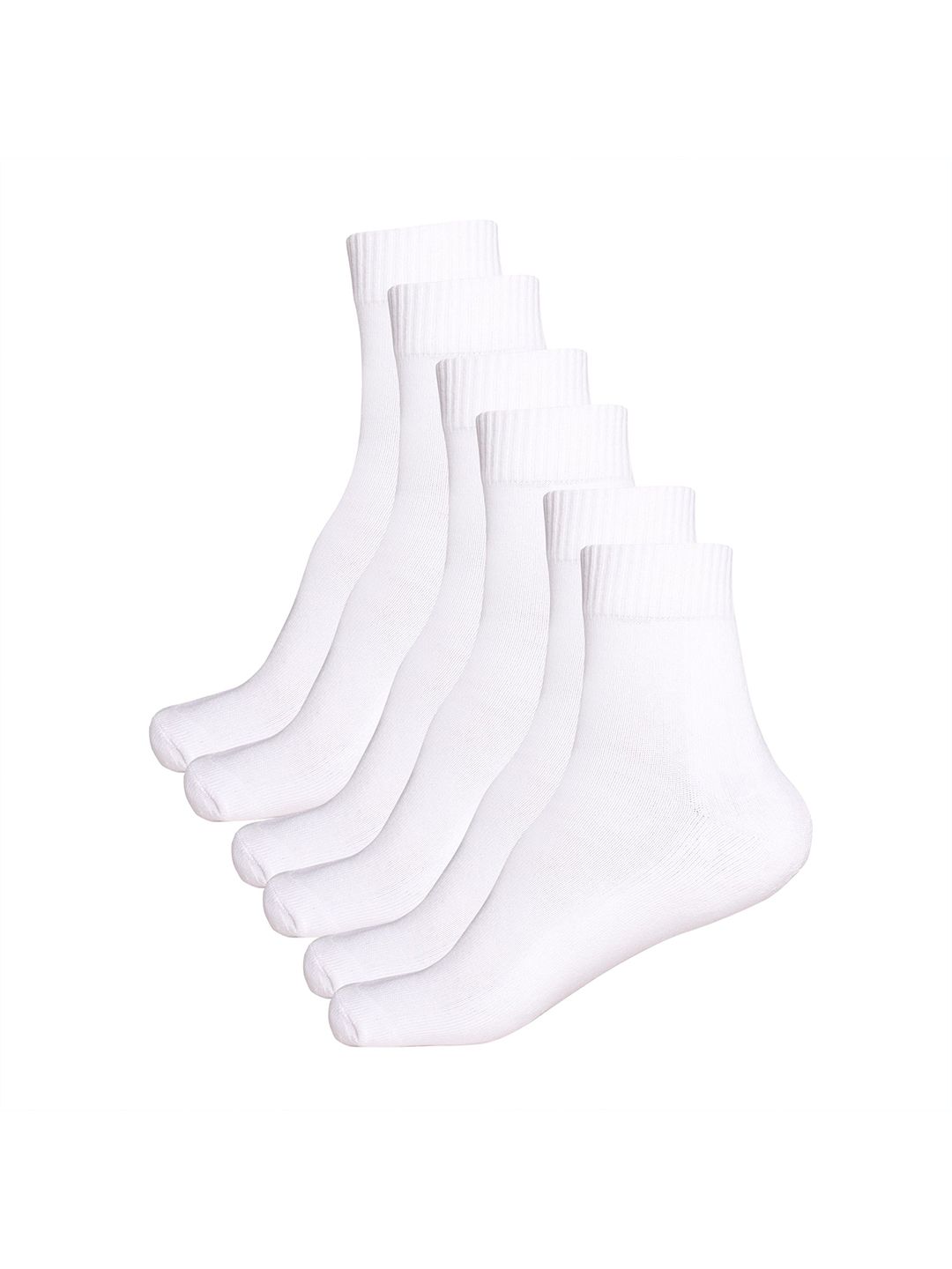 WYSE Men Pack Of 3 Cotton Above-Length Crew Socks