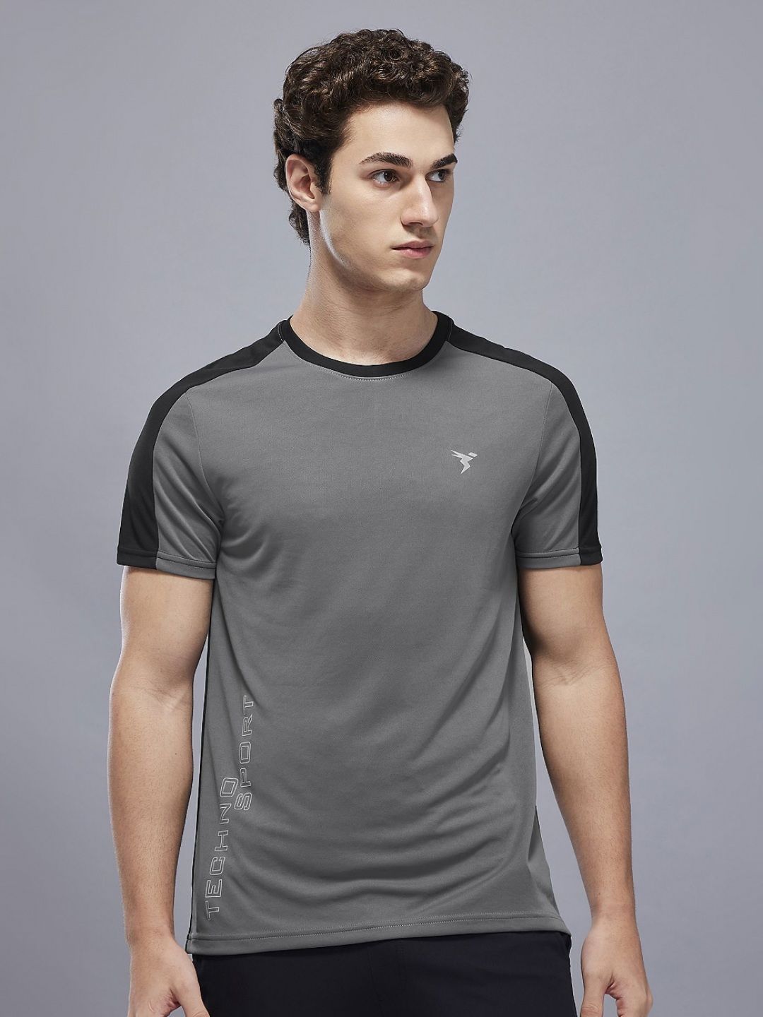 Technosport Men Anti Static Slim Fit T-shirt