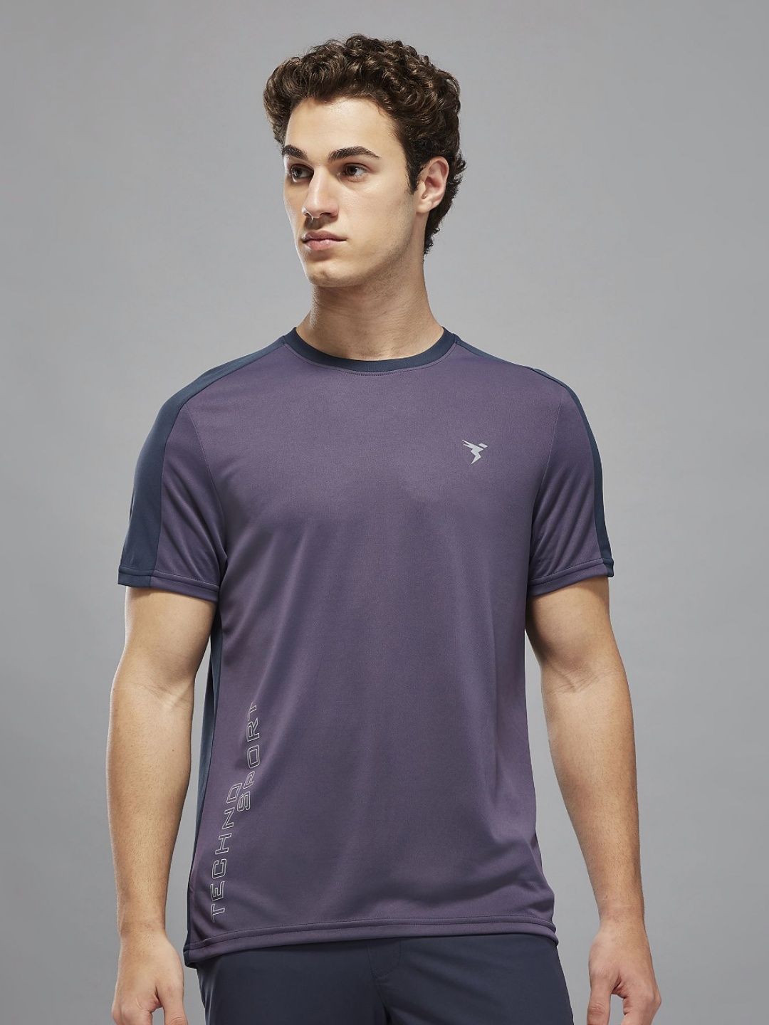 Technosport Men Anti Static Slim Fit T-shirt