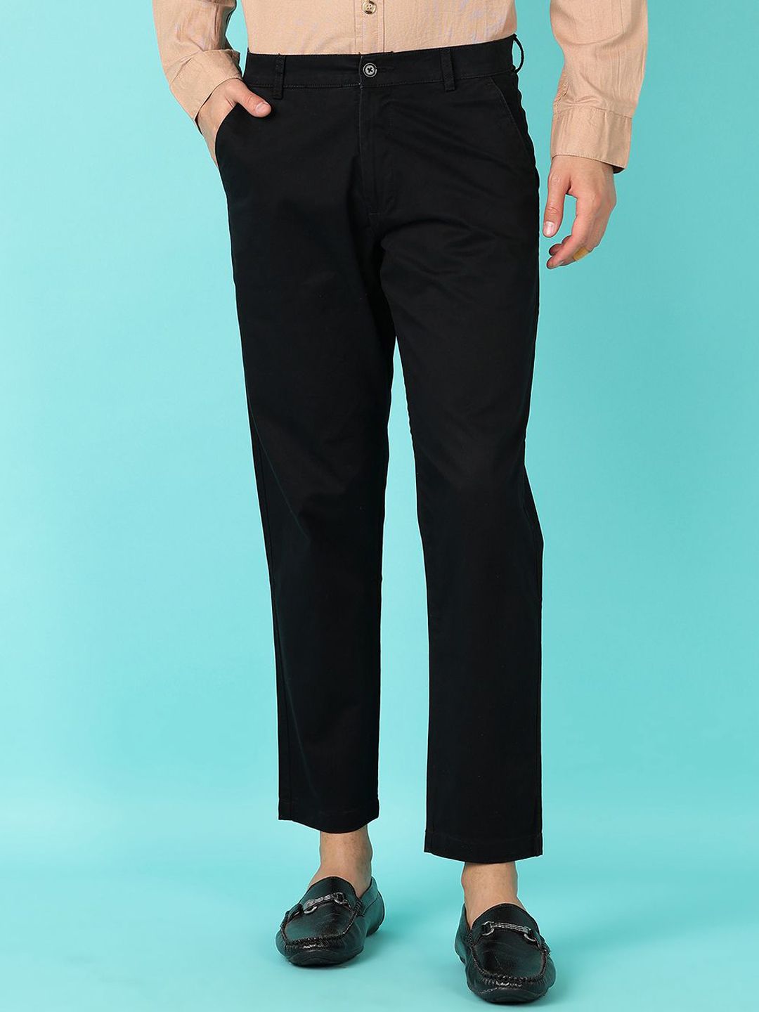 V-Mart Men Mid-Rise Regular Fit Chinos Trousers