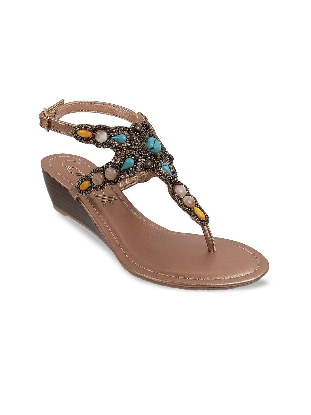Catwalk Catwalk Women Ethnic - Embellished Open Toe Heels