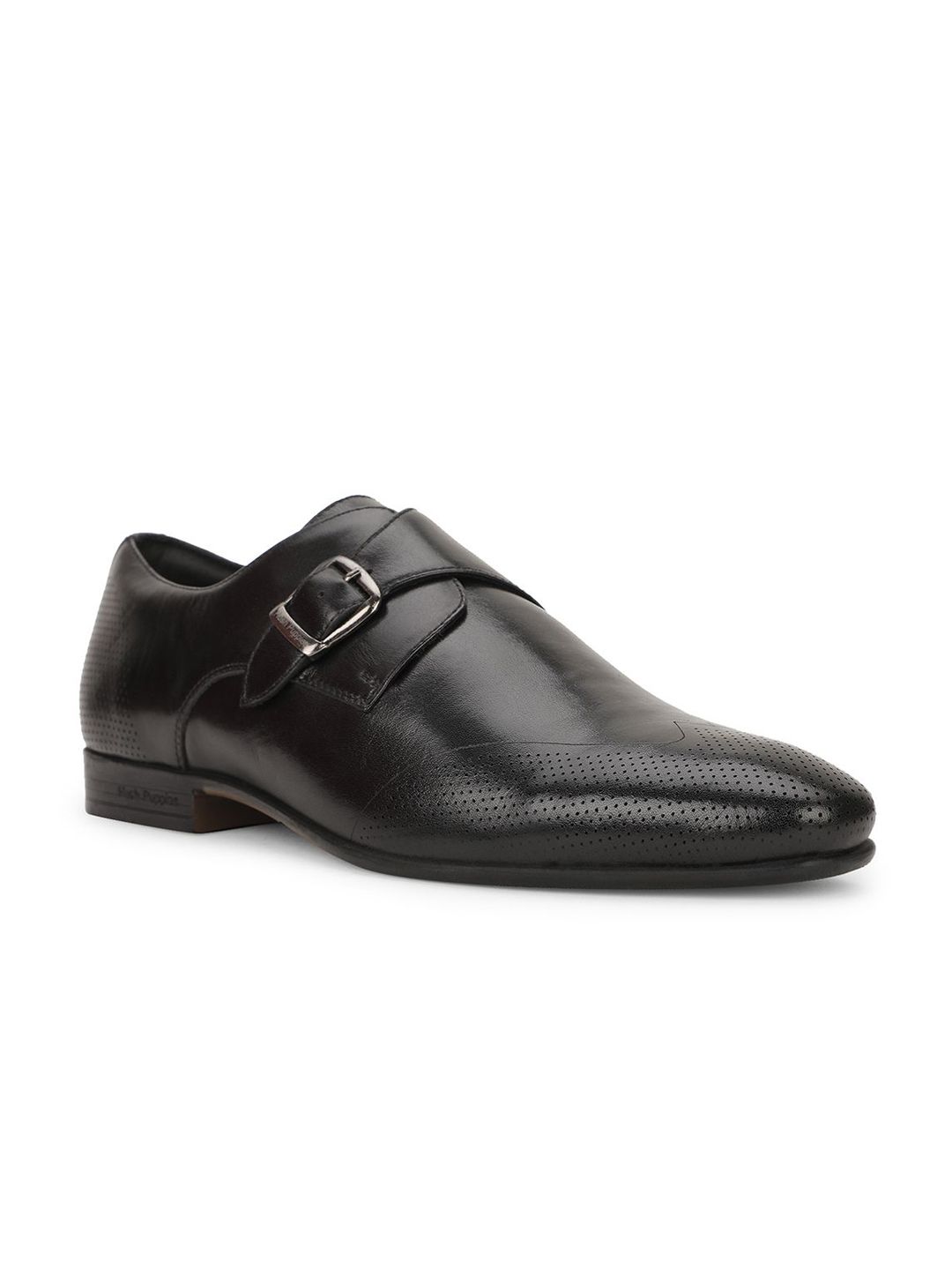 Hush Puppies Hush Puppies Men Textured Formal Monk Slip On Casual Shoe
