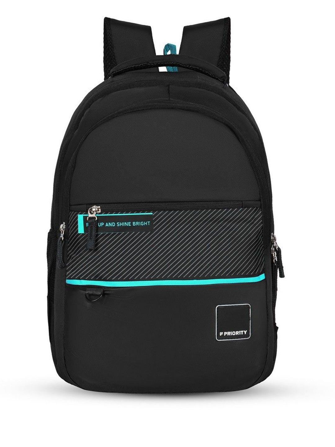 Priority Unisex Printed PU Non-Padded Backpack Price in India